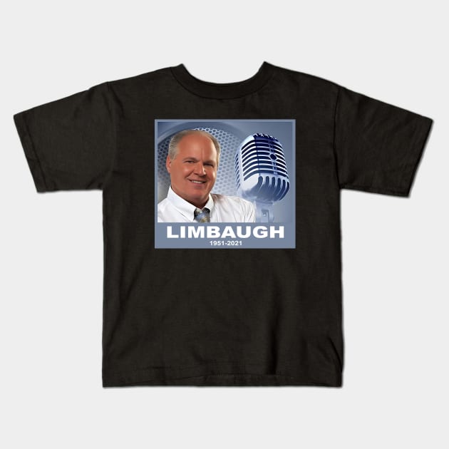 Rush Limbaugh Tribute Kids T-Shirt by CelestialCharmCrafts